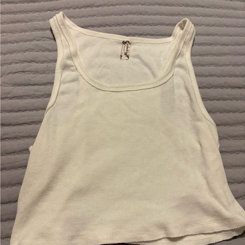 Free People Intimates Tank Racer Back Large off white
